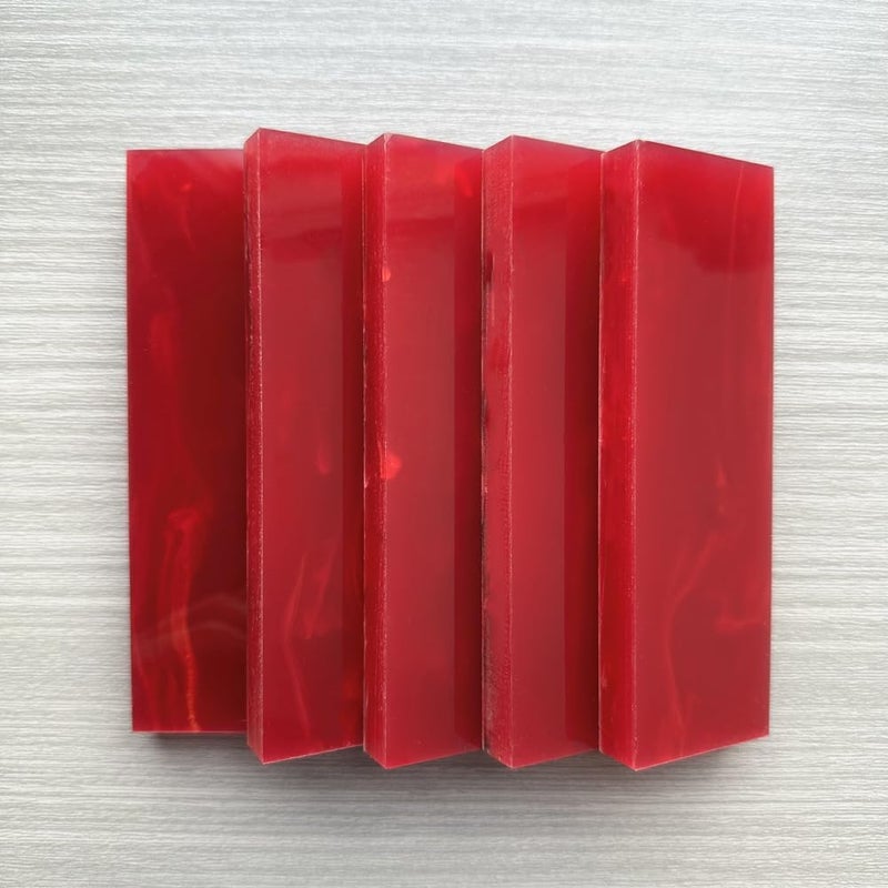 Uotowell Pre-Cut Epoxy Resin Scales Blanks for Decorative Inlays in Guitar Bodies, Necks, Engraved Knife Handle and Gun Grips - Image 5